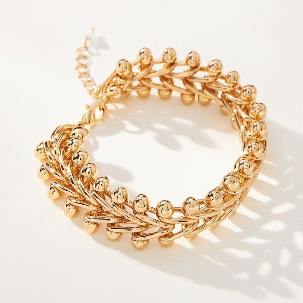 Anthropologie Gold Bracelet
